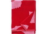 Gästehandtuch MARIMEKKO "UNIKKO", rosa,rot, B:30cm L:50cm, Frottee, Obermaterial: 100% Baumwolle, Handtücher, 100% Baumwolle, angenehm weich, 30 x 50 cm