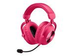 Headset Logitech-G Wireless GAMING PRO X 2 LIGHTSPEED magenta
