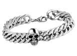 Edelstahlarmband ADELIA´S "Unisex Panzerarmband aus Edelstahl" Gr. 24, silber, Armbänder, Damen, 24, Edelstahl, Edelstahlarmband