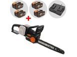 WORX WG385E NITRO - Akku-Astkettensäge - 2x20V/4Ah - Schwert 40 cm