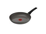 Bratpfanne TEFAL "Renewal", grau, B:28,5cm H:7,7cm L:46,7cm Ø:28cm, Pfannen, Bratpfanne, Keramikbeschichtung, 100% recycelter Aluminiumkörper, Thermo-Signal