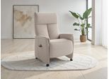 TV-Sessel SIT & MORE "Cremona Comfort Plus", beige, B:87cm H:112cm T:89cm, 100% Polyester, Sessel, TV-Sessel, bis 200 Kg belastbar, mit Herz-Waage Funktion