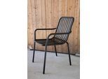 Gartenstuhl VENTURE HOME "Peking, Outdoor-Sitz für den Außenbereich", schwarz, schwarz, schwarz, B:60cm H:85cm T:64cm, Aluminium, Stühle, Gartenstuhl, Outdoorstuhl rund, Aluminiumgestell, outdoor-geeignet