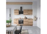 Küchenleerblock Structura High o. Geräte Eiche dunkel