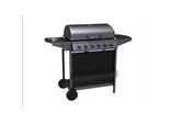 Tepro Gasgrill Hampton 6 - 6 Brenner mit Seitenkocher