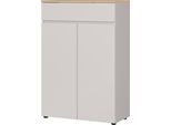 Aktenschrank GERMANIA "Lissabon", kaschmir, lindberg, eiche, nachbildung, B:80cm H:120cm T:40cm, Holzwerkstoff, Schränke, Aktenschrank