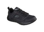 Skechers Track Knockhill Schwarze Ledersneaker Für Herren