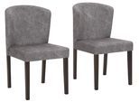 Esszimmerstuhl OTTO HOME "Prato", braun (cappuchino, schwarz), B:50cm H:83cm T:64cm, Kunstleder, Polyurethan, Stühle, Esszimmerstuhl