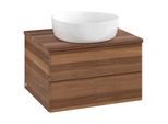 Villeroy und Boch Antao Waschtisch-Unterschrank K18012HM 60x36x50cm, Waschbeckenplattenfarbe warm walnut, warm walnut