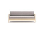 Schlafsofa HESTBÆK "Hestbæk 168 3-Sitzer, Bettfunktion, Breite 208cm, Komfortsitzhöhe 47cm", grau, B:210cm H:79cm T:81cm, 100% Polyester, Sofas, Schlafsofa, Umklappbar, Querschläfer, sehr komfortabel, Stauraum