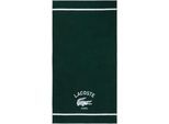Badetuch LACOSTE "LORIGIN", vert, B:90cm L:160cm, Frottier, Obermaterial: 100% Baumwolle, Handtücher, Badetuch, mit Label-Applikationen