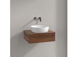 Villeroy und Boch Antao Waschtisch-Unterschrank K07112HM 60x19x50cm, Waschbeckenplattenfarbe warm walnut, warm walnut