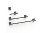 Tres Set bestehend aus 2 Handtuchhaltern + 1 Papierhalter ohne Deckel + 1 Haken , 09598101GR 09598101GR