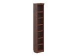 Bücherregal OTTO HOME "Soeren Regal B/T/H: 40/29/220 cm", dunkelbraun, B:40cm H:220cm T:29cm, Massivholz, Regale, Bücherregal, Kiefer FSC-zertifiziert, 7 Fächer und 6 Einlegeböden