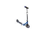 muuwmi Aluminium Scooter – Tretroller, 205 mm, ABEC 7, für Kinder und Erwachsene, GS-geprüft, höhenverstellbar, blau
