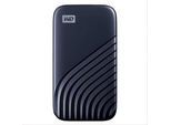 WESTERN DIGITAL SSD-Festplatte "Mobile Festplatte "My Passport SSD" 1 TB", blau, 1000 GB, Schreibgeschwindigkeitmaximal 1000 MB/s Lesegeschwindigkeitmaximal 1050 MB/s, Festplatten, SSD-Festplatte