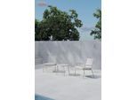 Gartenlounge-Set VENTURE HOME "Mykonos, großzügiges Outdoor-Set für hohen Sitzkomfort", beige, beige, beige, B:65cm H:68cm T:65cm, Polyester, Stahl, Sitzmöbel-Sets, Gartenlounge-Set, Loungemöbel mit Stoffbezug, angenehm, weich