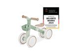 GLOBBER LEARNING BIKE – Aufsitzrad, Lernrad, 7 Zoll EVA-Bereifung, 4-rädrig, Sattel höhenverstellbar, salbei grün