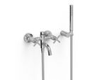Tres Aufputz 2 Griffmischer für Wanne und Dusche Anti Kalk Messing Handbrause , 28317601 28317601