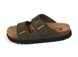 Sandale O'NEILL "VINCE SLIDER MEN LOW", Herren, Gr. 42, schwarz olive, Synthetik, Schuhe Sandale