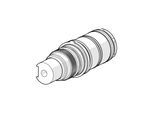 Hansa Thermostat-Regelteil HANSATEMPRA DN 15, z Temperaturregel., o. Mengenreg. (59911525)