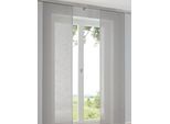 Schiebegardine HEINE HOME Gr. 3, anthrazit, B:60cm H:225cm, Polyester, Gardinen