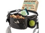 HUND IST KÖNIG ® Bauchtasche für Leckerlis & Hundezubehör schwarz