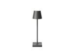Sigor Akku-Tischleuchte Nuindie, Anthrazit, Metall, rund,rund, warmweiß, 5.6x21x5.6 cm, Lampen & Leuchten, Innenbeleuchtung, Leuchten nach Räumen, Schlafzimmerlampen