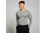 MP Herren Tempo nahtloses Langarmshirt mit Grafikelement – Storm - XXL