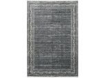 Dieter Knoll , Dunkelgrau , Textil , Abstraktes , rechteckig , 80x150 cm , Oeko-Tex® Standard 100 , für Fußbodenheizung geeignet, rutschfest, in verschiedenen Größen erhältlich, für Hausstauballergiker geeignet, antistatisch, pflegeleicht, strapazierfähig, reißfest , Teppiche & Böden, Teppiche, Webteppiche