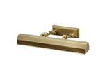 Elstead Lighting , Messingfarben , Metall , 18.6x11.9x40.2 cm , Grüner Punkt, RoHS , Beleuchtung, Innenleuchten, Wandleuchten, Bilderleuchten