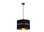 Möbelix , Schwarz, Goldfarben , Metall, Kunststoff , zylindrisch , 30x105x30 cm , RoHS, Europäischer Sicherheitsstandard , einfach zu transportieren ,