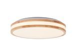 LED-Deckenleuchte Laskos Braun/Weiß max 22 Watt Deckenlampe