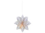 Dekostern Neela Pendant Star Weiß max. 6 Watt