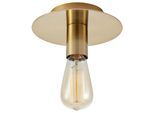 Deckenleuchte Piatto Messingfarben max. 40 Watt Deckenlampe