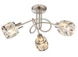 Deckenleuchte Kris in Nickelfarben max. 40 Watt Deckenlampe