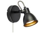Wandleuchte Mion Wall Schwarz max. 7 Watt Wandlampe