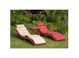 Merxx Set Ipanema 5tlg. 2 Liegen, Wendekissen, 1 Hocker