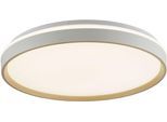 JUST LIGHT LED Deckenleuchte "MIO", weiß (sand), 1, Ø 48,5cm H: 8cm, 1 Stk., Leuchten, CCT-Farbtemperatursteuerung, Infrarot-FB, Stufenlos dimmbar, Memory, LED Deckenleuchte