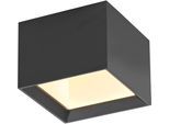 NEUHAUS PURE LED Deckenleuchte "PURE Manhattan", mystic grau, 1, H: 11cm, 1 Stk., Leuchten, Stufenloses dimmen per Funk-Fernbedienung, CCT, Multicolor, LED Deckenleuchte