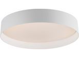 LED Deckenleuchte "TAVOLI", weiß, 1, Ø 39cm H: 7,3cm, 1 Stk., SCHÖNER WOHNEN-KOLLEKTION, Leuchten, SCHÖNER WOHNEN Kollektion, CCT 2700-6500K, IR-Fernbedienung, Dimmbar, LED Deckenleuchte