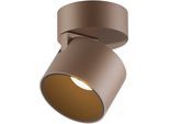 NEUHAUS PURE LED Deckenleuchte "PURE Cup", braun (bronzefarben), 1, Ø 9,5cm H: 11,5cm, 1 Stk., Leuchten, Dimmfähig über separaten Tronicdimmer, dreh- & schwenkbar, LED Deckenleuchte