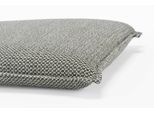 Sitzauflage H.O.C.K. "Linova", grau (anthrazit,schwarz), B:40cm H:6cm, Obermaterial: 100% Polypropylen, Polsterauflagen, Outdoor Sitzkissen, 40x40x6cm, Stuhlkissen, salbei mint, gemustert