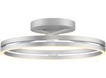 NEUHAUS PURE LED Deckenleuchte "PURE Loop", silber (stone), 1, Ø 60cm H: 17,8cm, 1 Stk., Leuchten, Dimmbar über Fernbedienung, CCT, separat steuerbar, LED Deckenleuchte