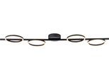 LED Deckenleuchte "MINI RITUS", schwarz, 1, H: 7cm, 1 Stk., SCHÖNER WOHNEN-KOLLEKTION, Leuchten, SCHÖNER WOHNEN Kollektion, 3-Stufen Dimmer, Memoryfunktion, LED Deckenleuchte
