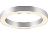 NEUHAUS PURE LED Deckenleuchte "PURE Lines Round", silber (diamond), 1, Ø 35cm H: 3,9cm, 1 Stk., Leuchten, Stufenlos dimmbar über Fernbedienung, CCT, LED Deckenleuchte