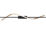 GLOBO LIGHTING Deckenleuchte "WATKINS", schwarz matt, H: 17cm, 1 Stk., Leuchten, Deckenlampe Wohnzimmer-Leuchte Schlafzimmer-Leuchte Flur Küche, Deckenleuchte