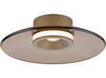NEUHAUS PURE LED Deckenleuchte "PURE Moon", bronzefarben, 1, Ø 32cm H: 8,3cm, 1 Stk., Leuchten, Dimmfähig über separaten Dimmer, LED Deckenleuchte