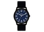 Quarzuhr S.OLIVER "The Black Rush", schwarz, blau, Armbanduhren, Kinder, Quarzuhr, Armbanduhr, Silikonarmband, Kinderuhr, Junge, analog