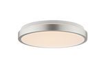 BRILLIANT LED Deckenleuchte "Livius", nickelfarben, aluminiumfarben, weiß, 1, Ø 33cm H: 6cm, 1 Stk., Leuchten, Ø 33 cm, 2000 lm, 2700/4000/6500 K bei Montage einstellbar, LED Deckenleuchte